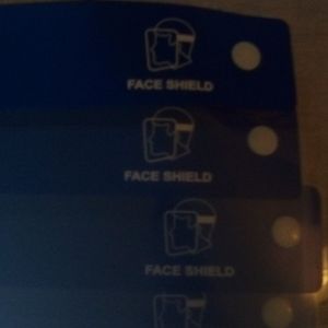 Set Of Six Face Shields With Padded Band